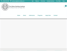Tablet Screenshot of elainesterling.com